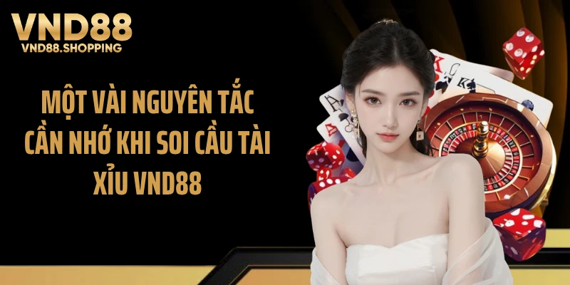 Một vài nguyên tắc cần nhớ khi soi cầu tài xỉu VND88